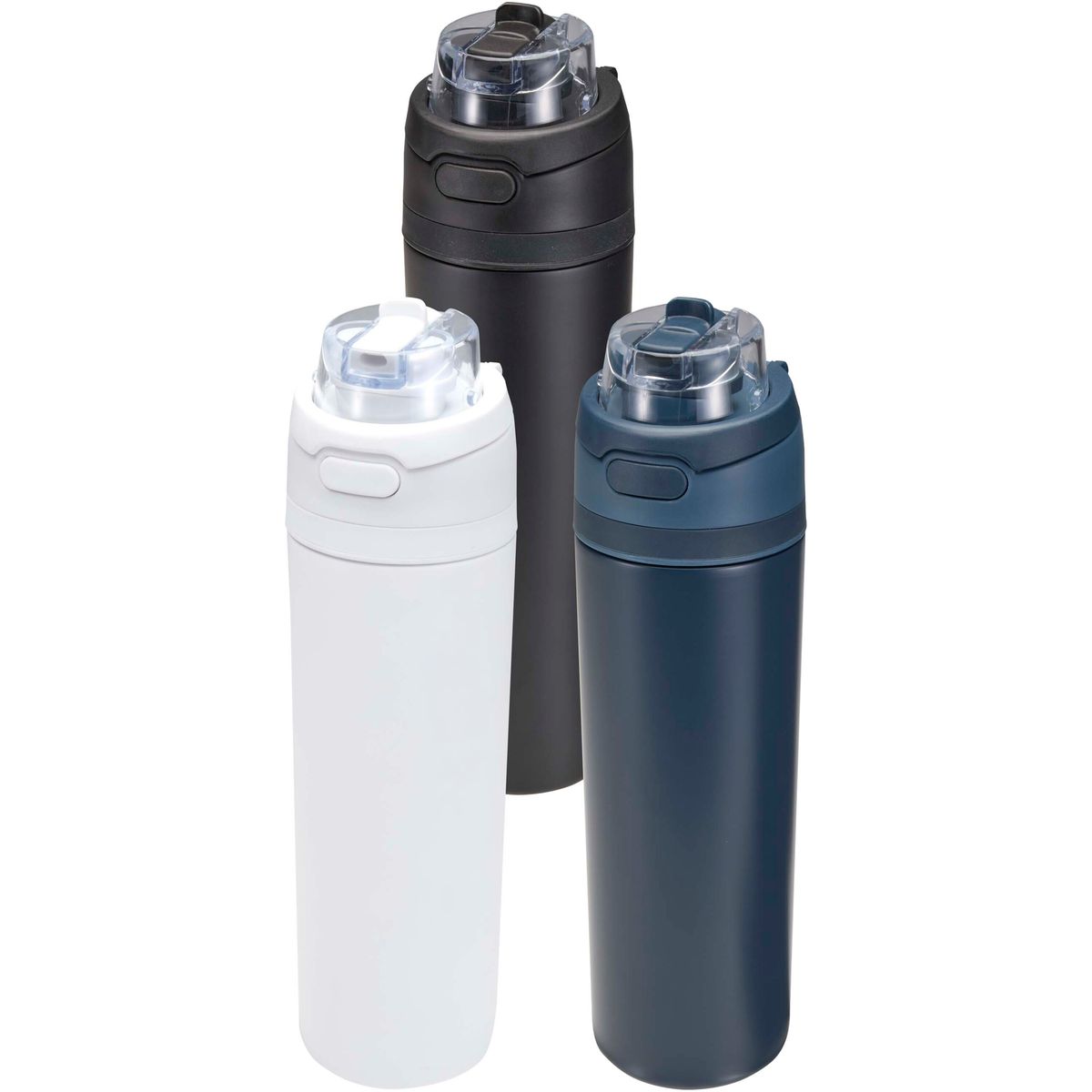 Borracce in acciaio inox riciclato da 800 ml con cannuccia ribaltabile