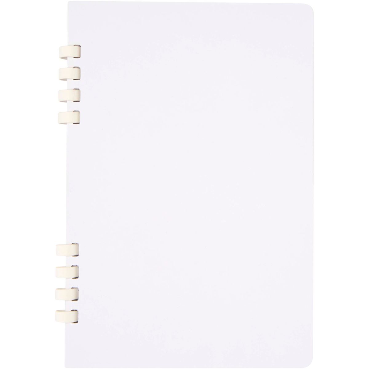 Taccuini a spirale riciclati con copertina rigida, 14,2 x 21,1 cm