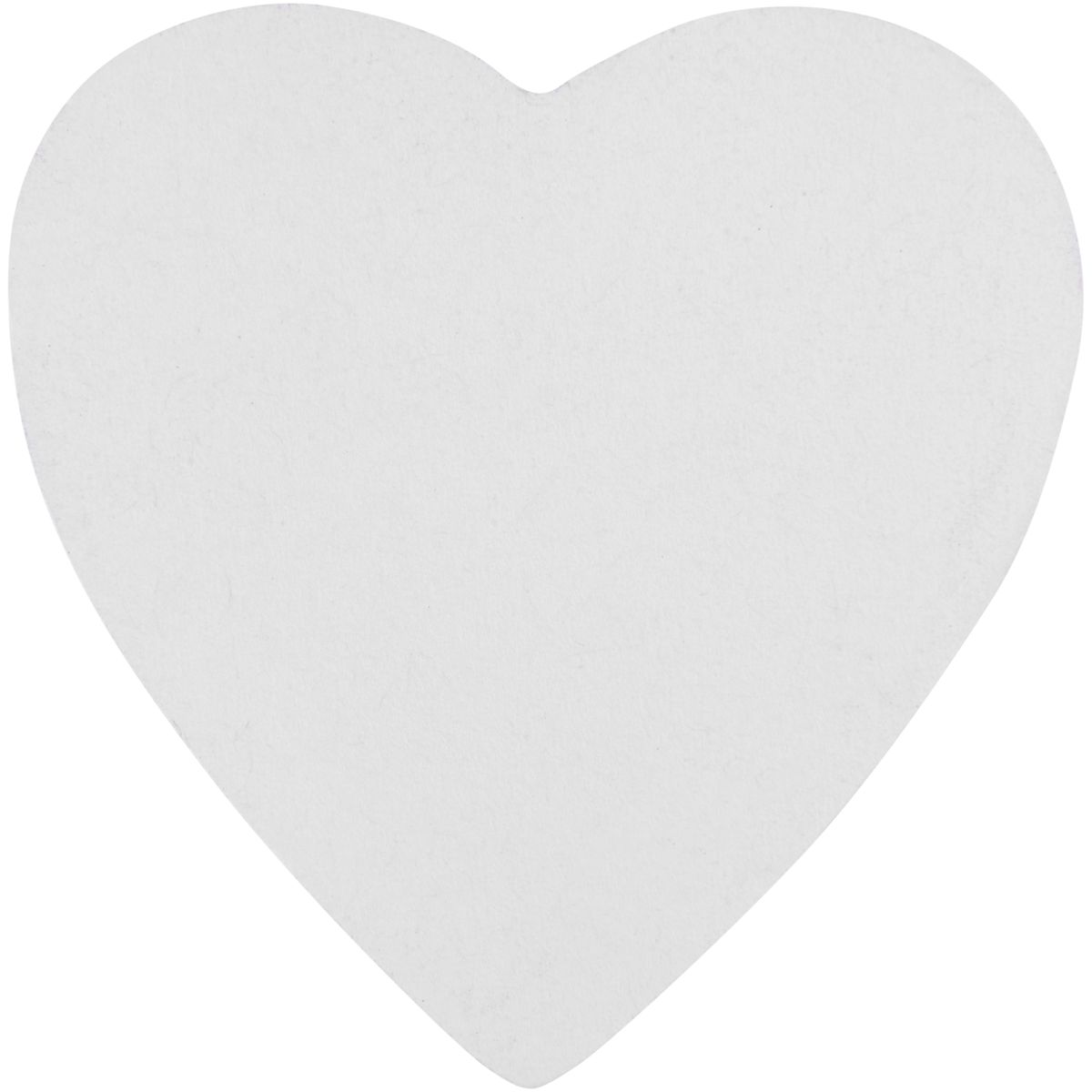 Foglietti adesivi riciclati a forma di cuore, 50 fogli