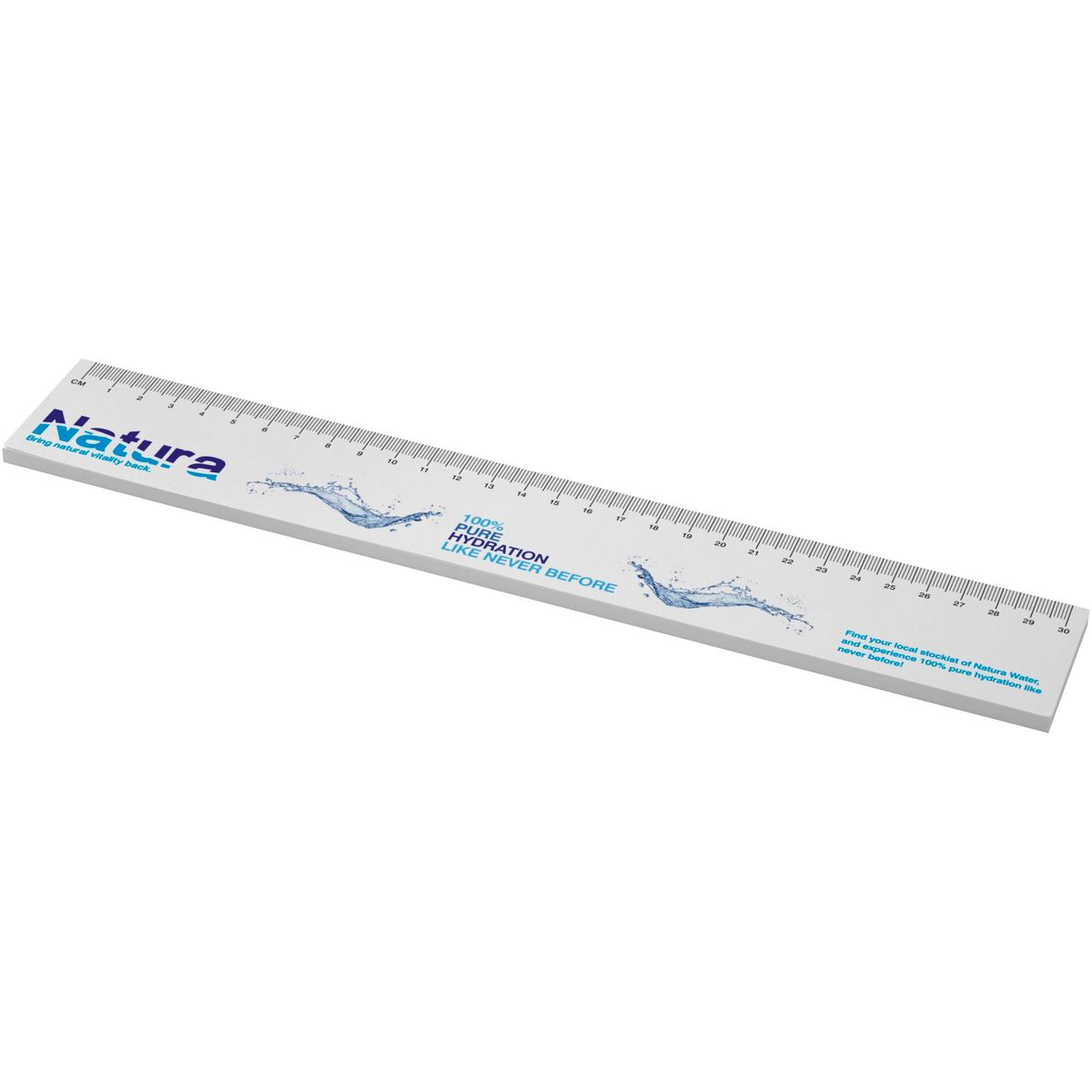 Foglietti adesivi riciclati con righello da 30 cm