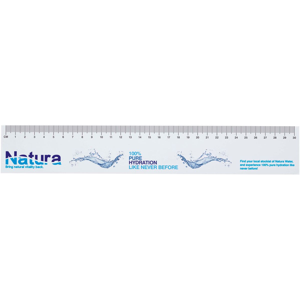Foglietti adesivi riciclati con righello da 30 cm
