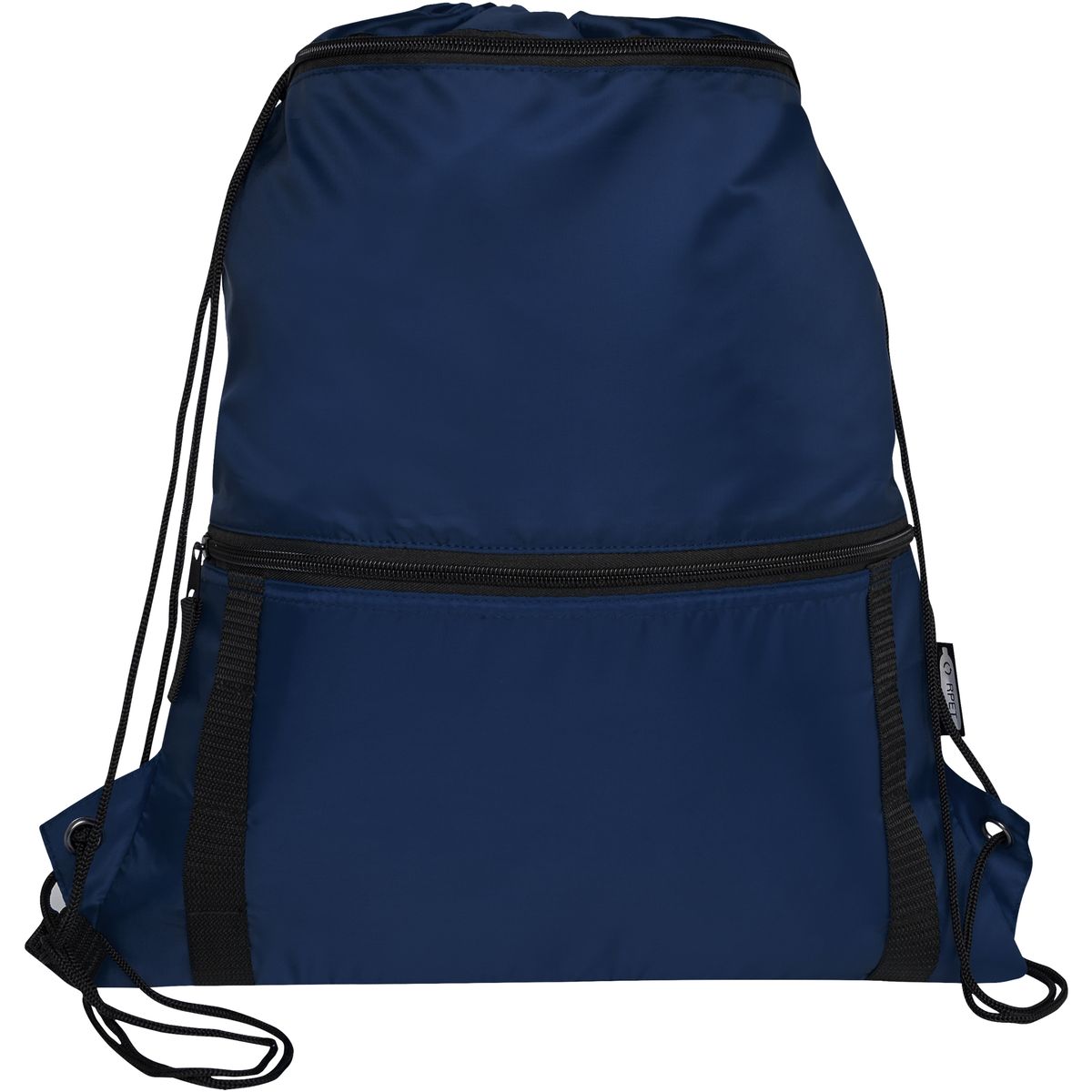 Sacche con coulisse riciclate con scomparto inferiore isolato