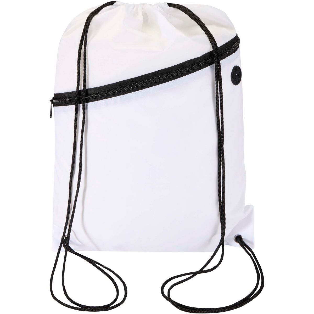 Sacche con coulisse riciclate con passacavo, 5 litri