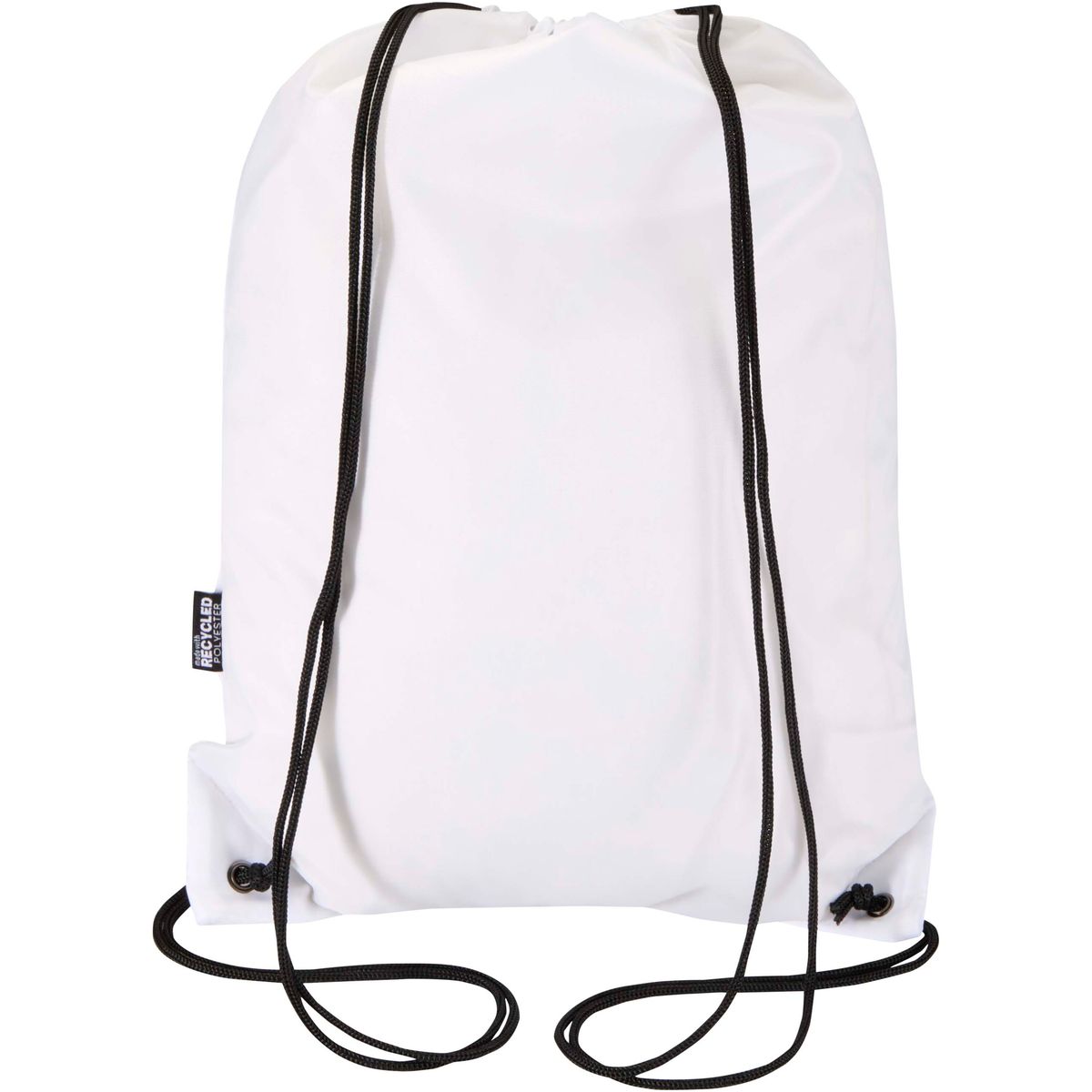 Sacche con coulisse riciclate con passacavo, 5 litri