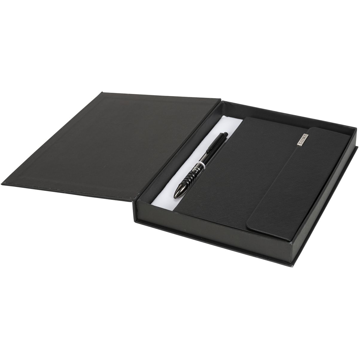 Set regalo con taccuino 13,5 x 20,5 cm e penna a sfera tattica