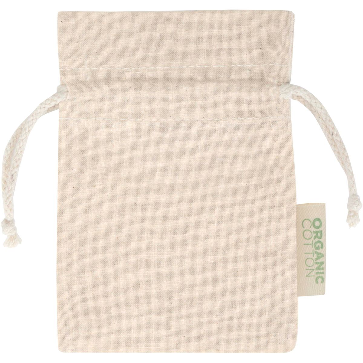 Sacchetti regalo con coulisse in cotone biologico, 15 x 10 cm