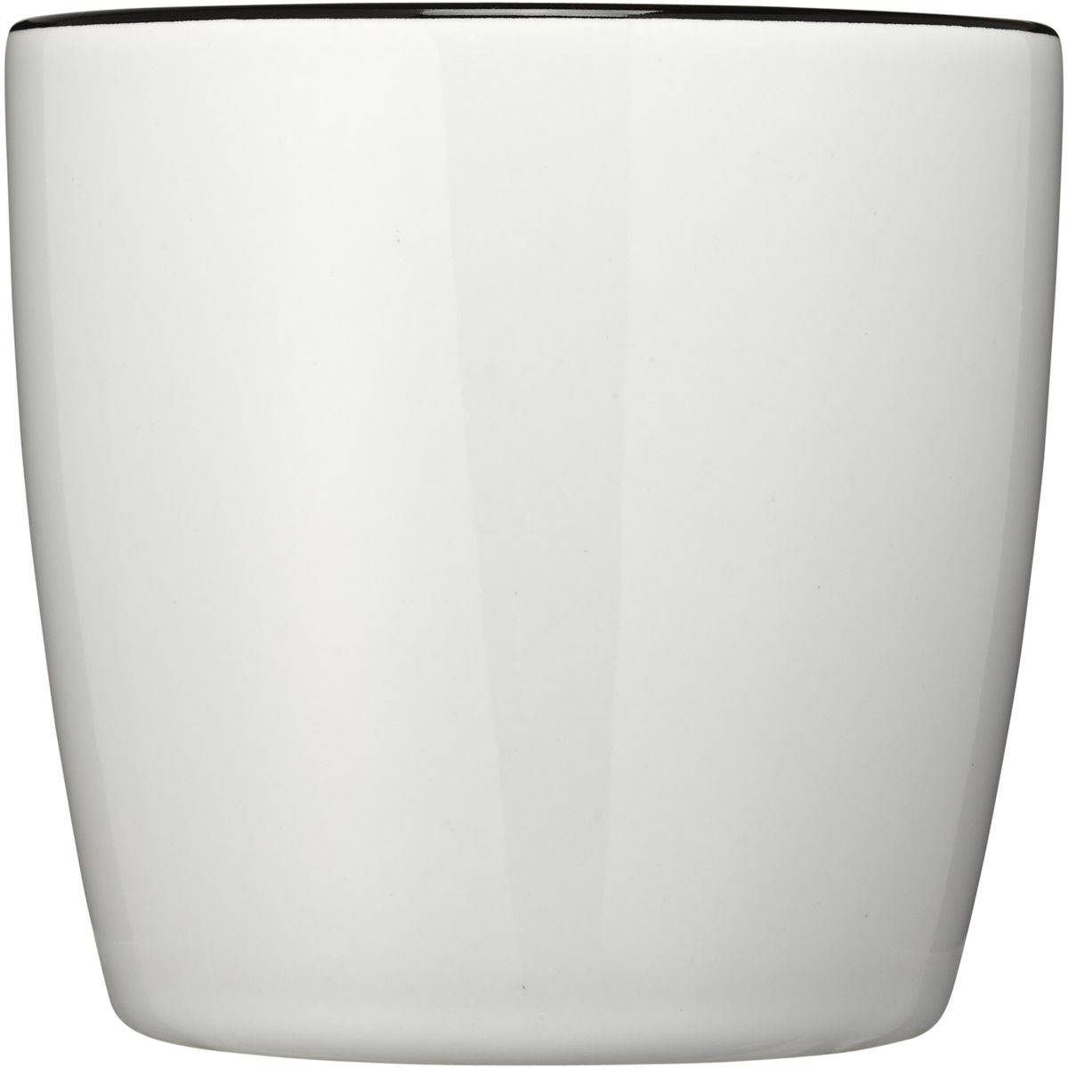 Tazze in ceramica lucide da 340 ml con interno colorato