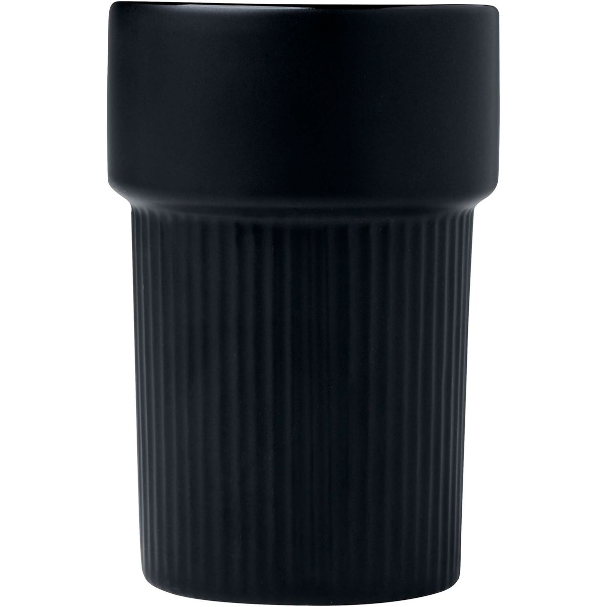 Bicchieri in ceramica da 340 ml con custodia in bambù removibile