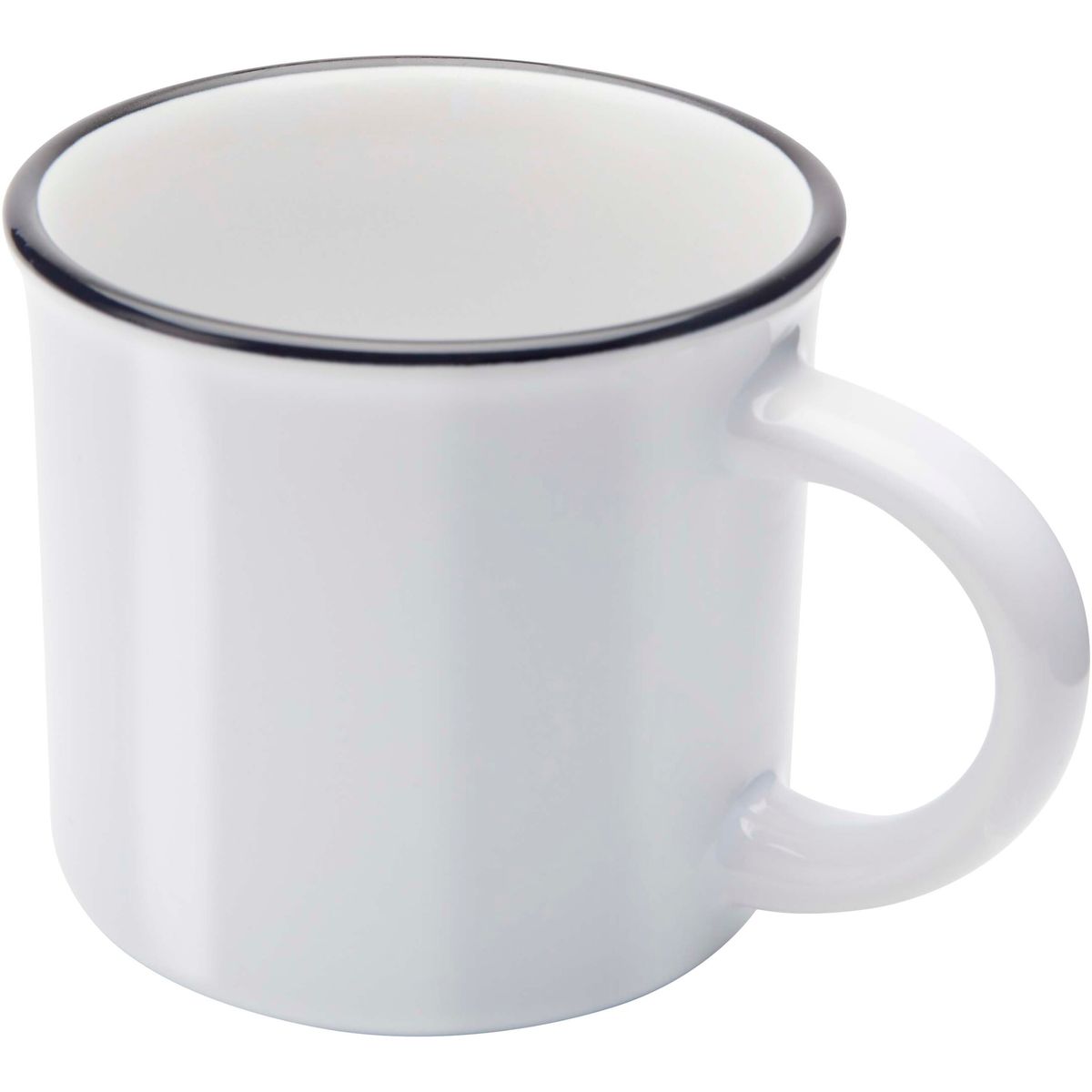 Tazze in ceramica da 240 ml con finitura lucida