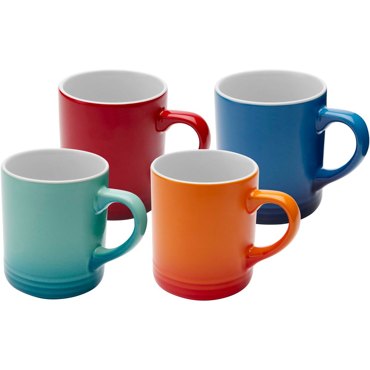 Tazze in ceramica da 330 ml con finitura lucida