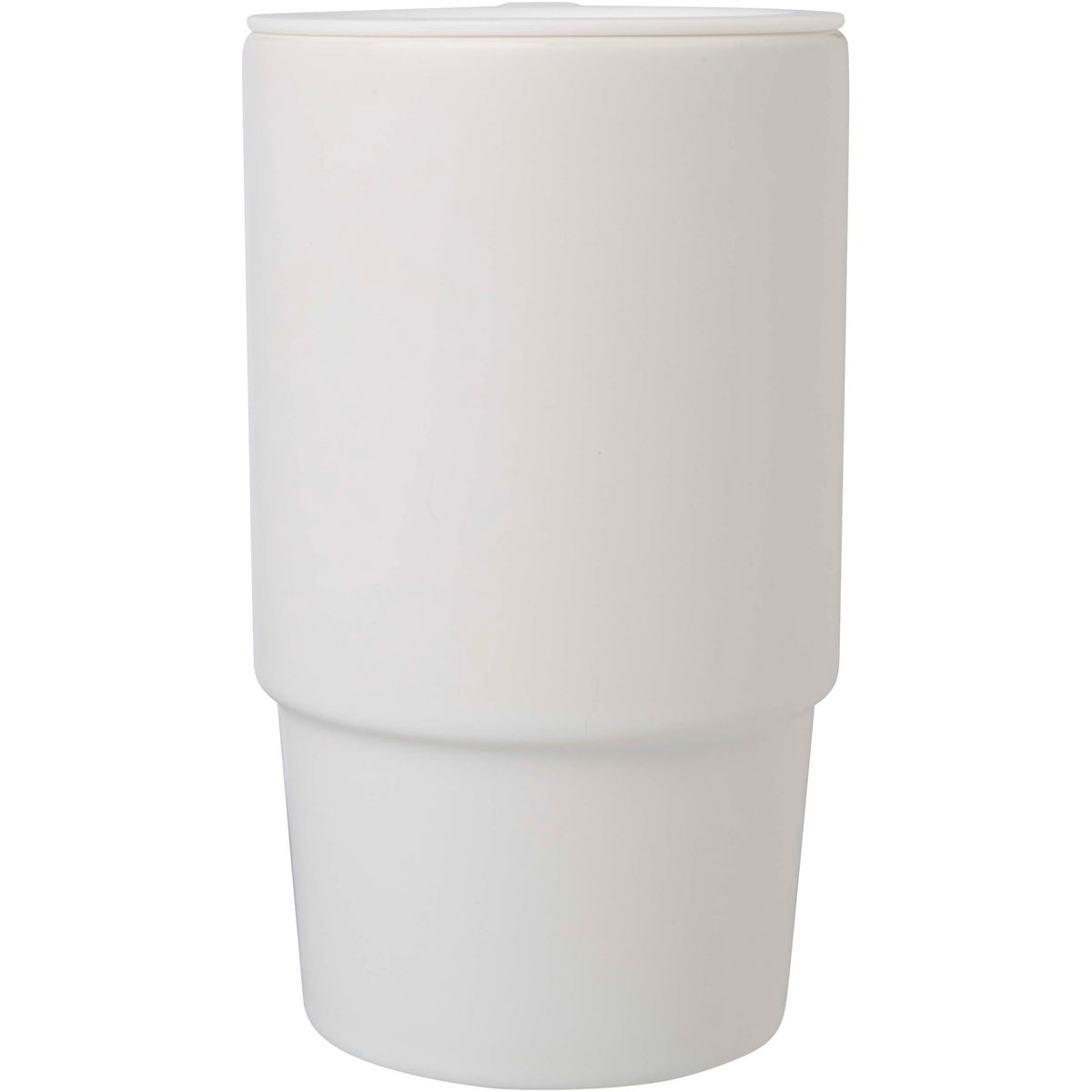 Tazze in ceramica da 450 ml con coperchio antigoccia in plastica