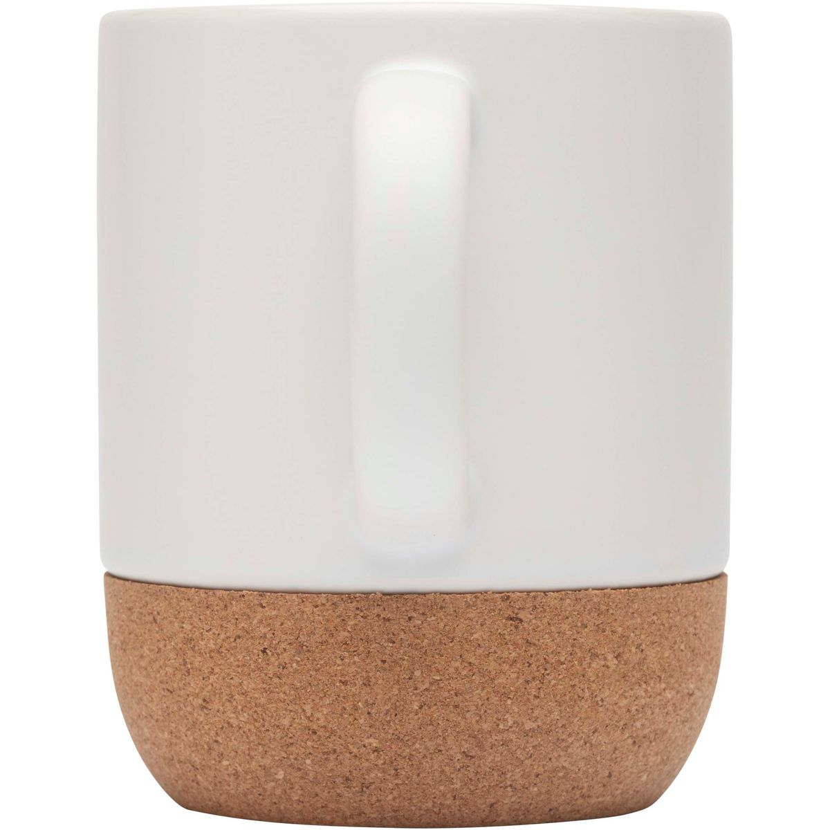 Tazze in ceramica per sublimazione da 300 ml con dettaglio in sughero