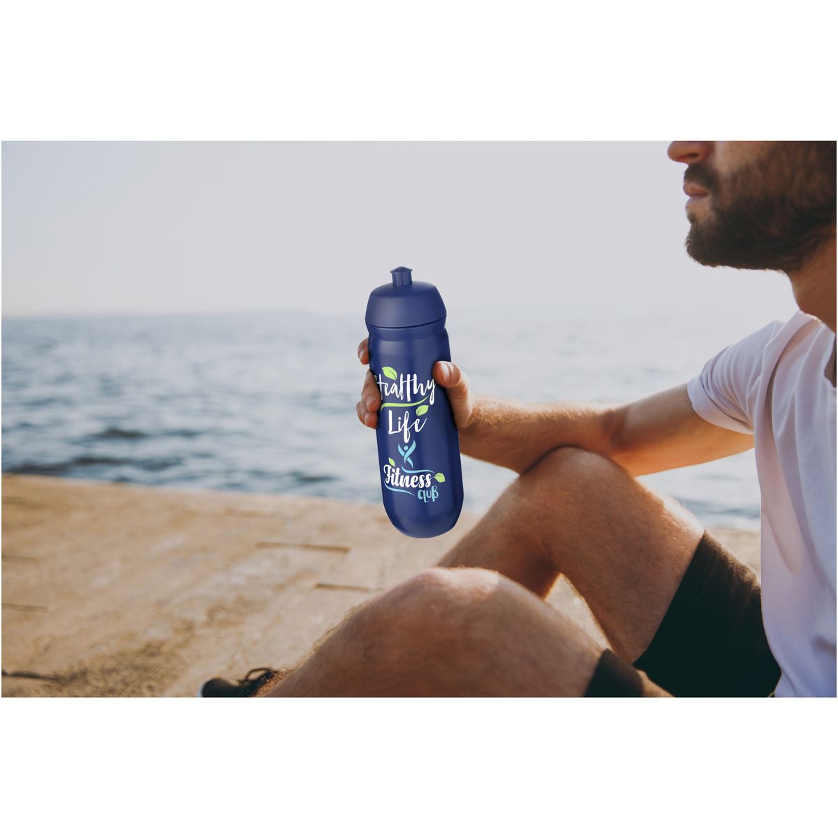 Borracce a spremere da 750 ml con tappo sportivo