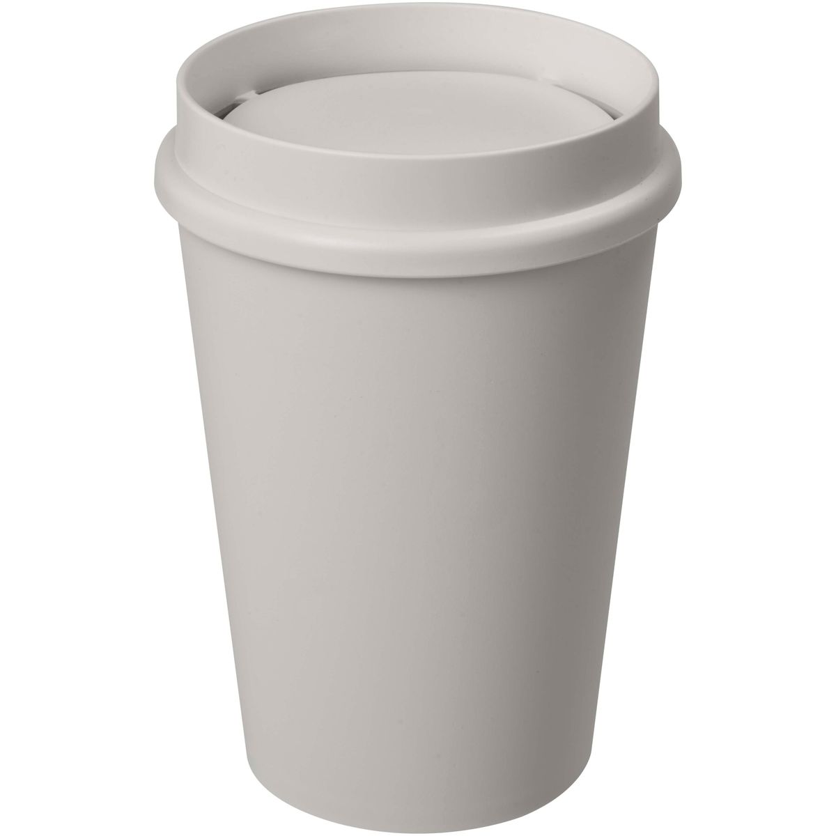 Tazze da viaggio da 300 ml con il 25% di plastica da canna da zucchero e coperchio a 360°