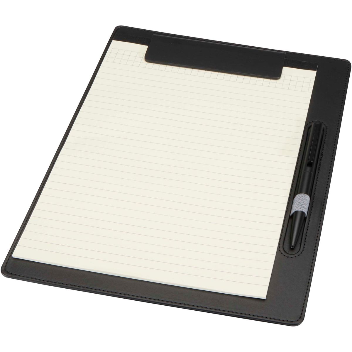 Cartelline A4 in similpelle con fermafogli magnetico e penna a sfera