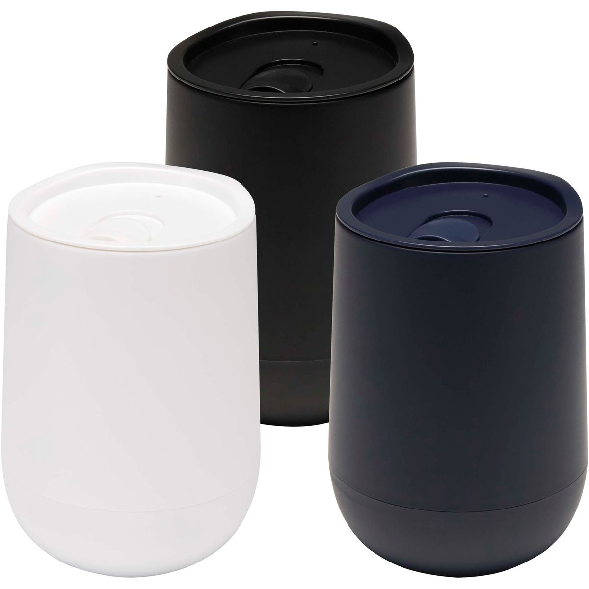 Tazze termiche in plastica da 360 ml con coperchio scorrevole