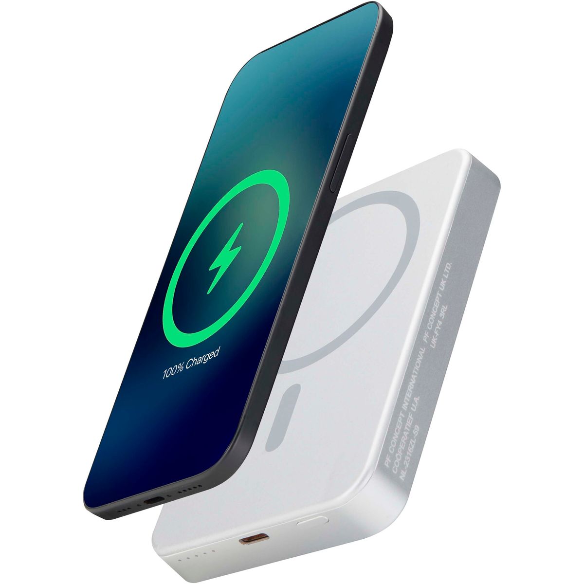 Power bank magnetici da 10.000 mAh in alluminio riciclato
