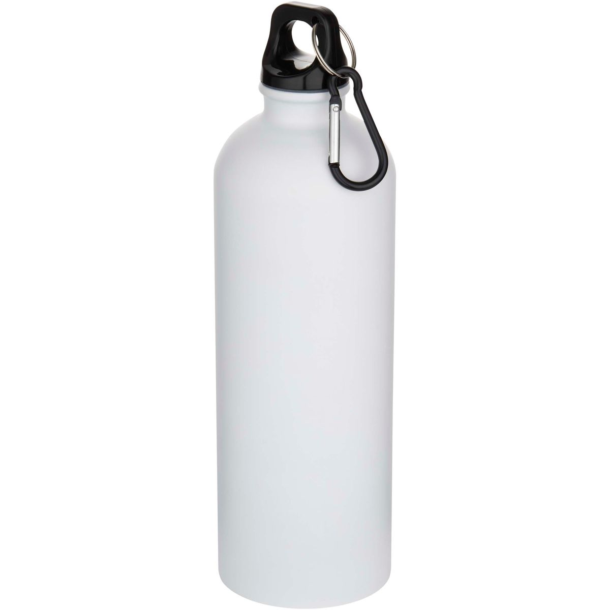 Borracce opache in acciaio inox riciclato da 750 ml con moschettone
