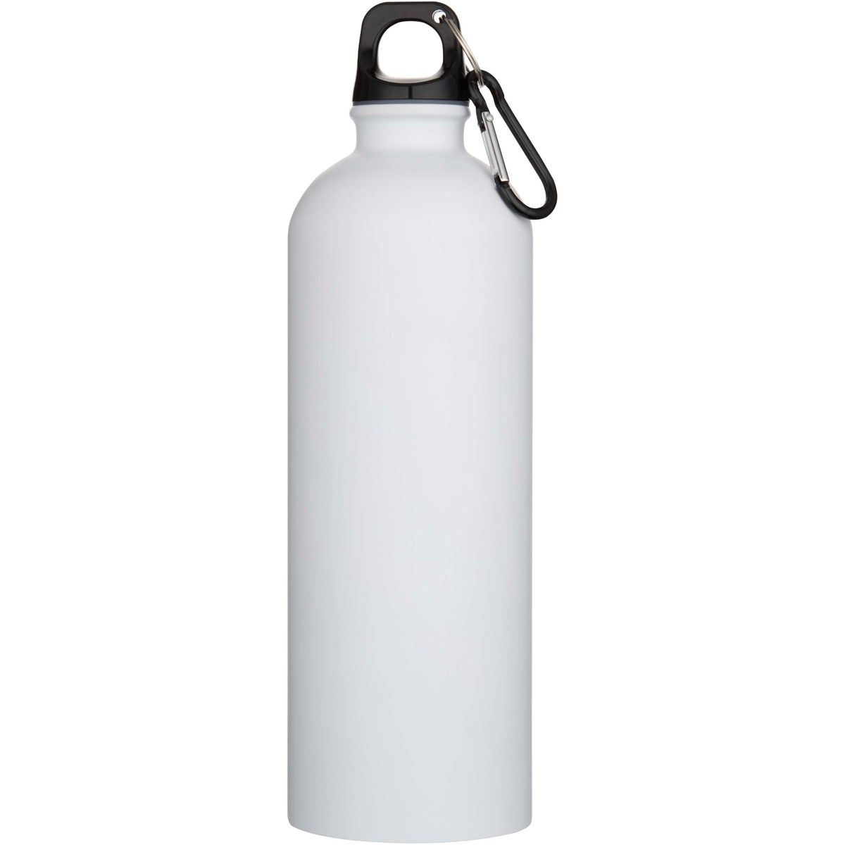Borracce opache in acciaio inox riciclato da 750 ml con moschettone