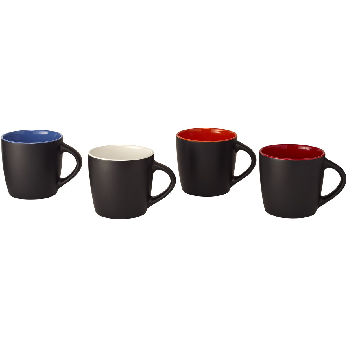 Tazze in ceramica opache da 320 ml con interno colorato