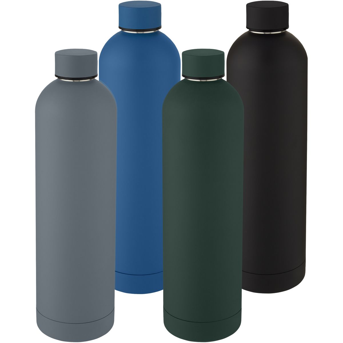 Borracce termiche opache in acciaio inox da 1 litro con isolamento sottovuoto in rame