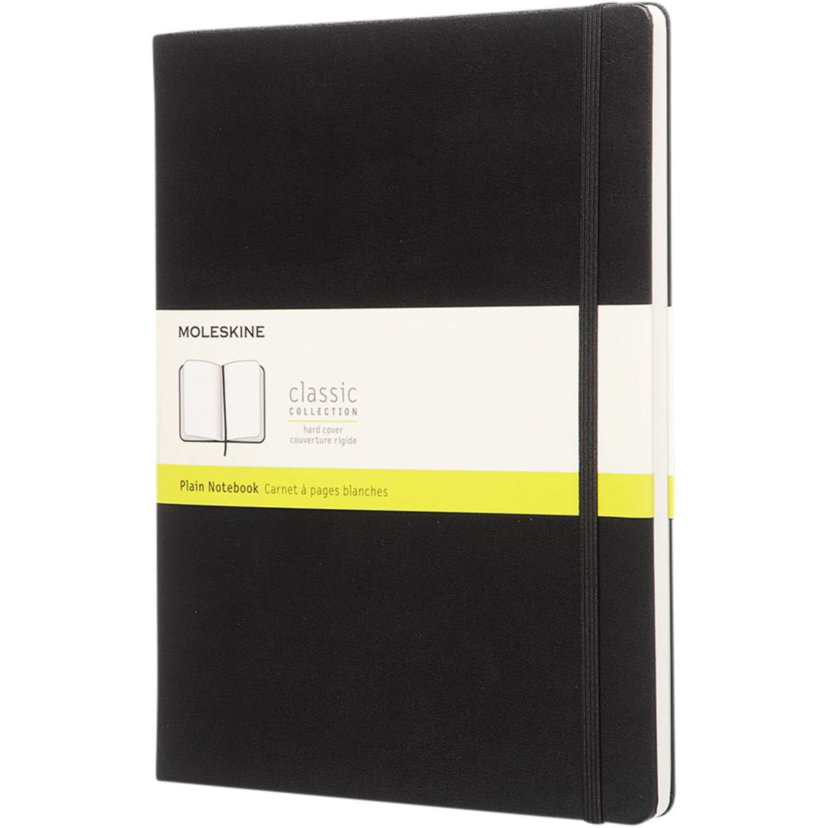 Taccuini Moleskine senza righe con copertina rigida, 19 x 25 cm