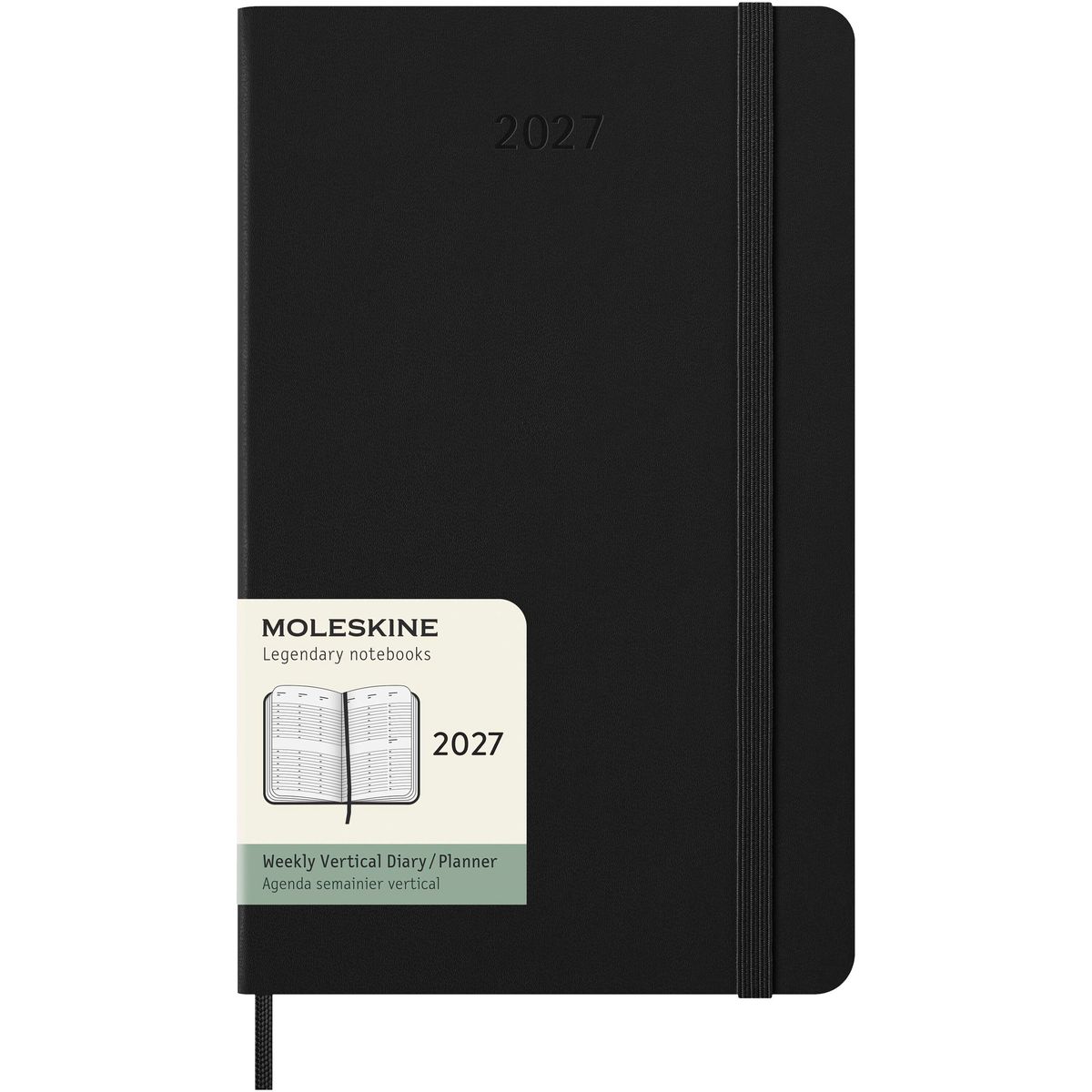 Agende settimanali verticali Moleskine, 13 x 21 cm