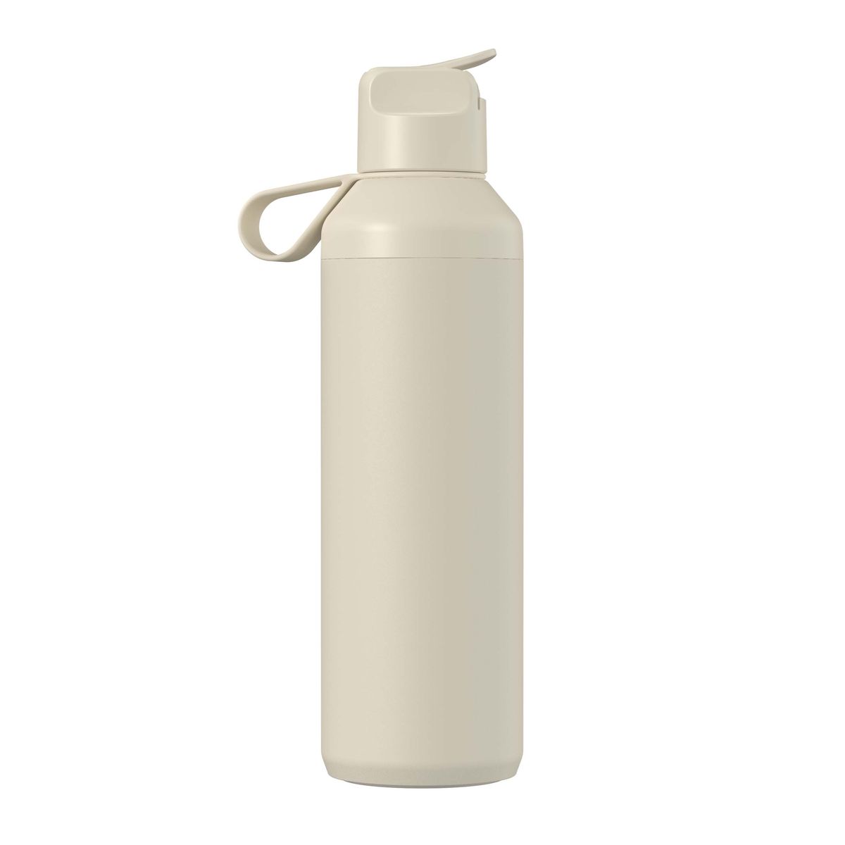 Borracce Ocean Bottle in acciaio inox riciclato da 710 ml con coperchio a cannuccia