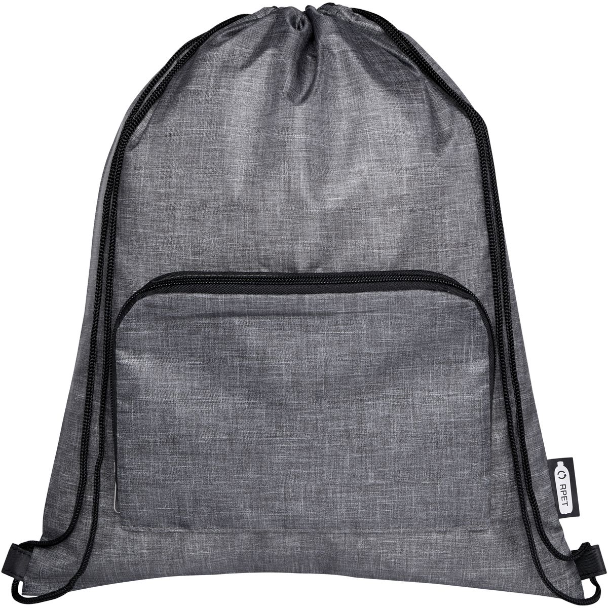 Sacche con coulisse pieghevoli riciclate, 7 litri