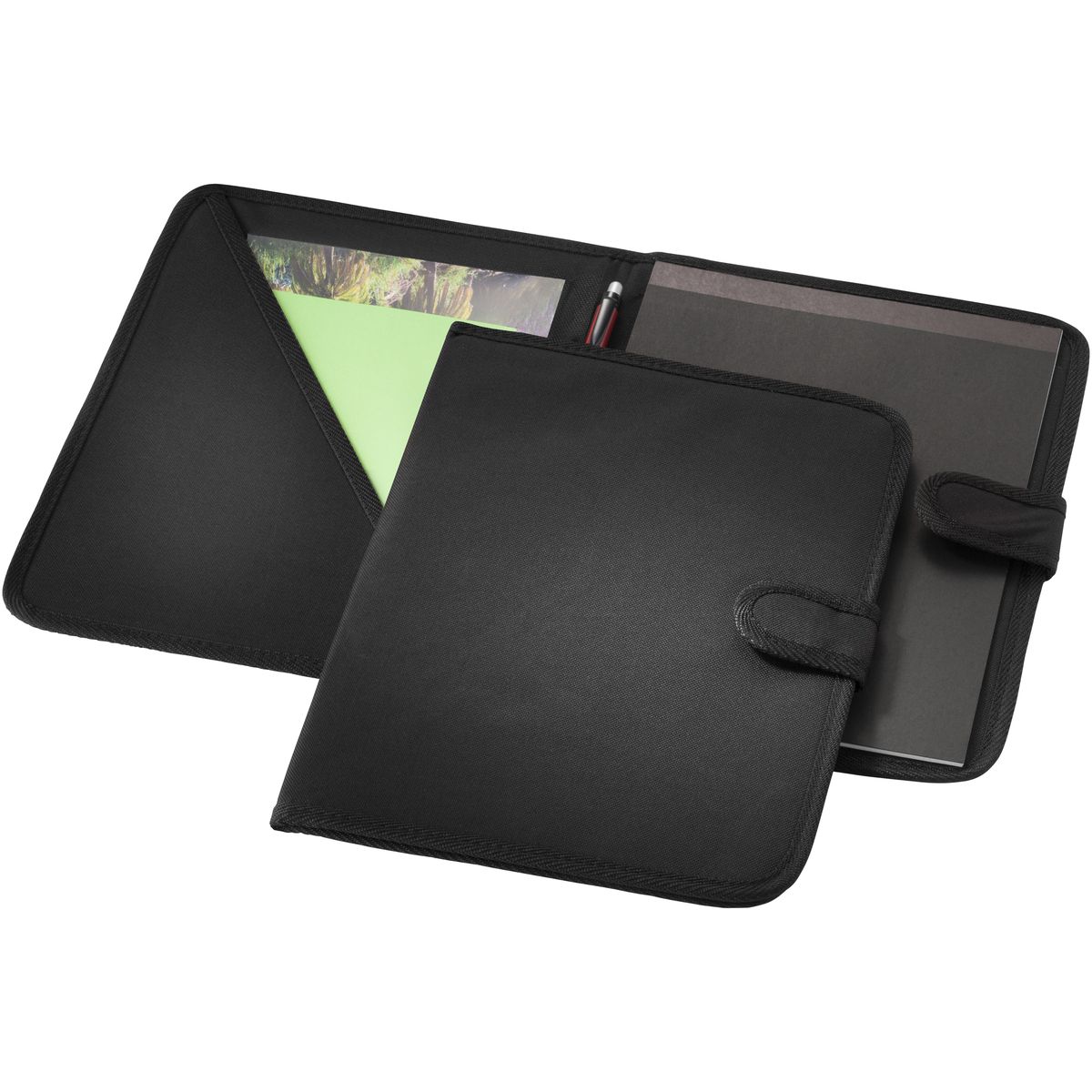 Portablocchi A4 in poliestere con chiusura a strappo