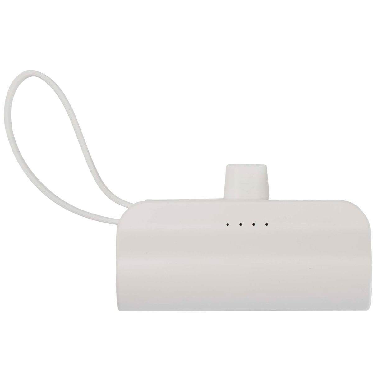 Power bank da 5000 mAh con supporto pieghevole e cavo 2 in 1