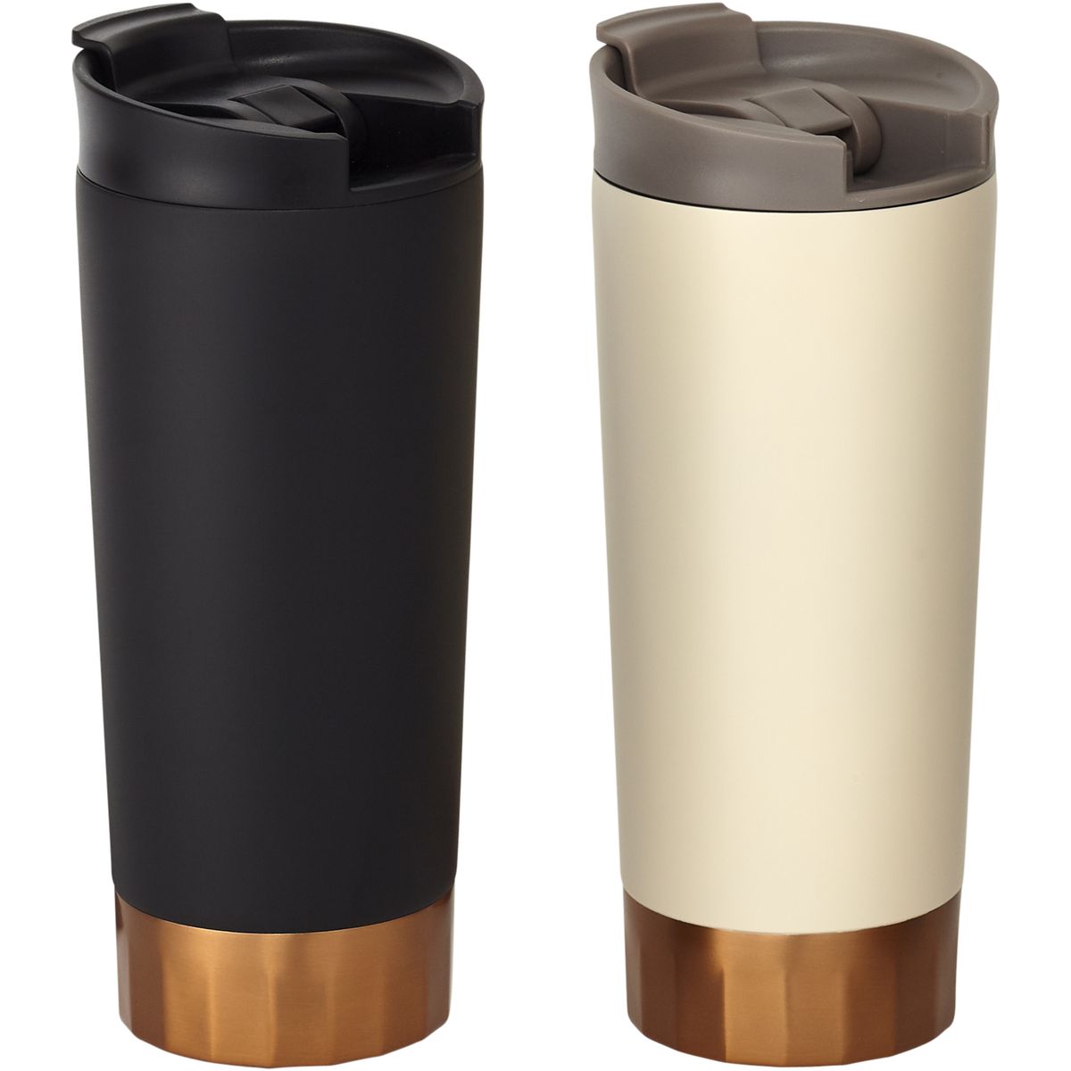 Tazze termiche in acciaio inox da 500 ml con isolamento sottovuoto in rame