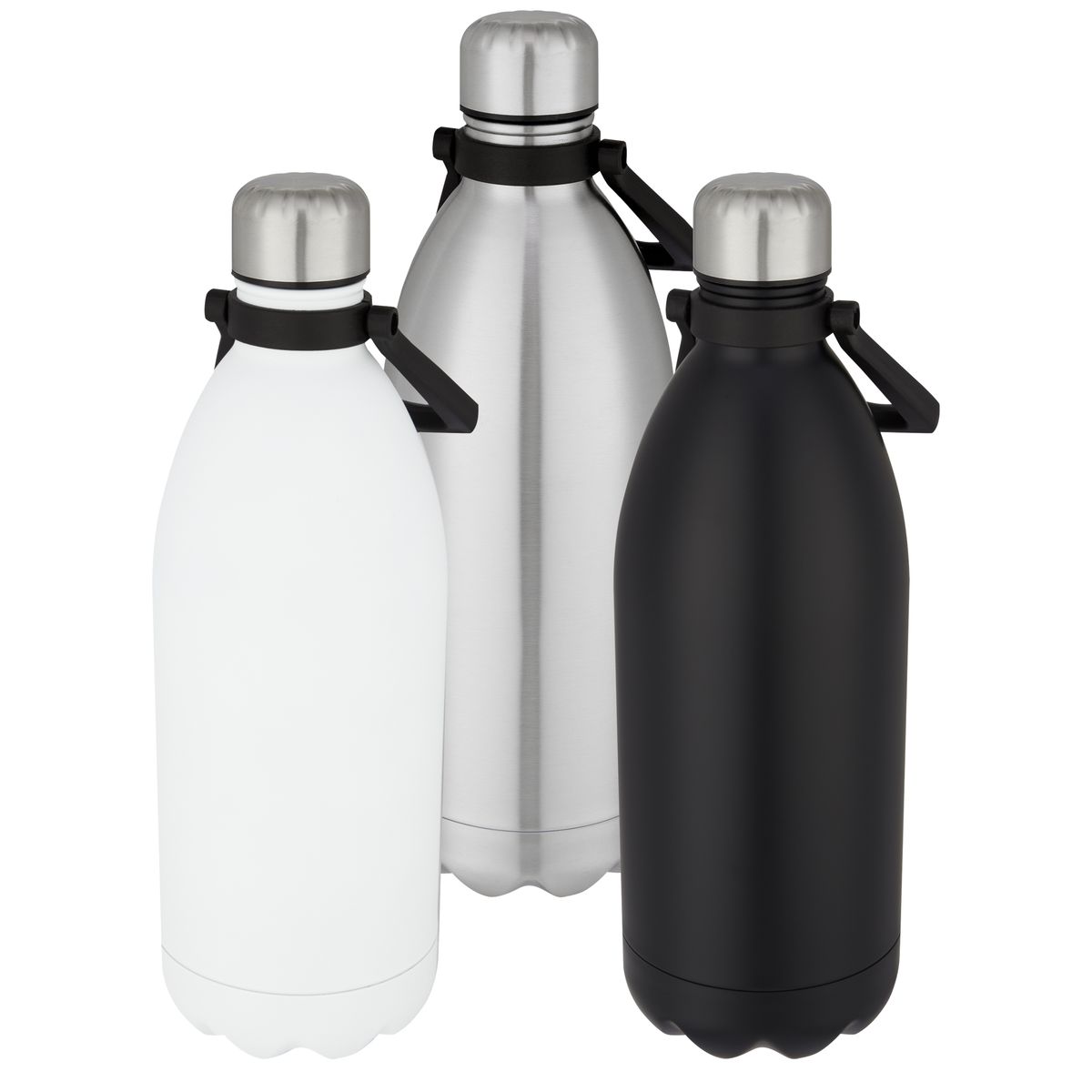Borracce termiche in acciaio inox da 1,5 litri con manico