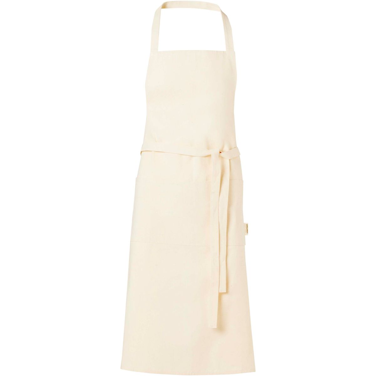 Grembiuli in cotone biologico con 2 tasche, 200 g/m²
