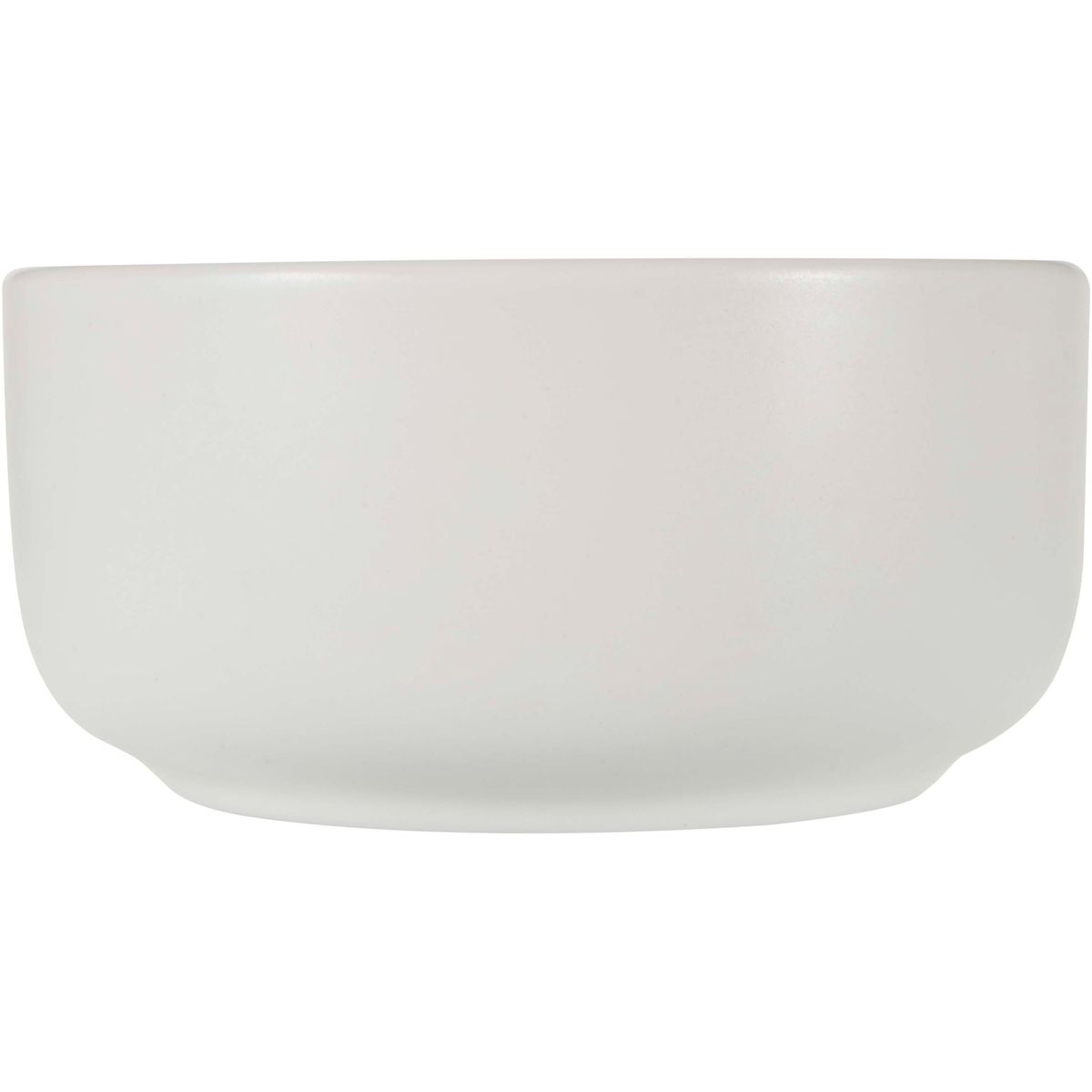 Set di 2 ciotole in ceramica da 210 ml con vassoio in legno di acacia