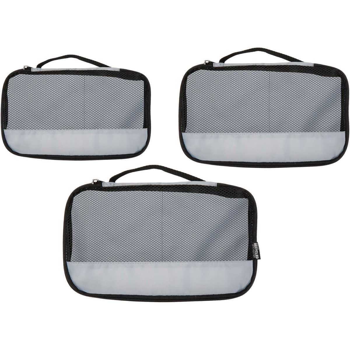 Set di 3 organizer per valigia riciclati