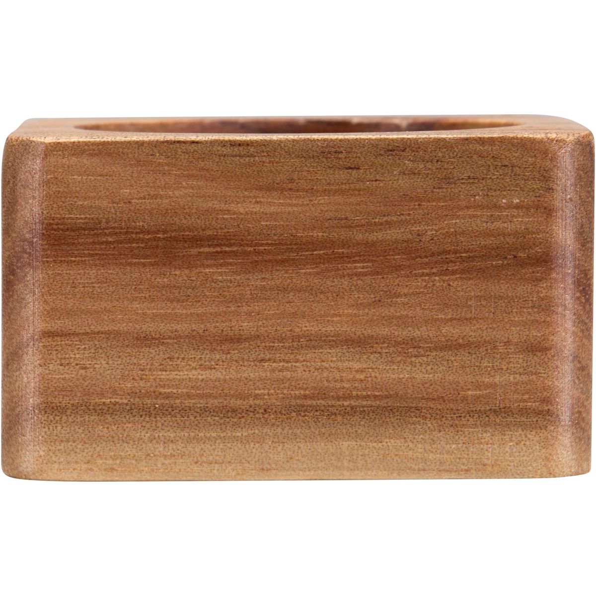 Set di 4 anelli portatovagliolo in legno di acacia