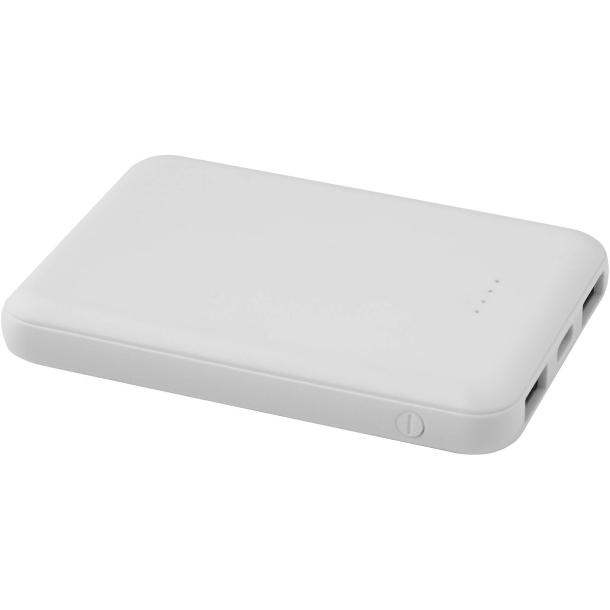 Power bank sottili da 5000 mAh in plastica parzialmente riciclata