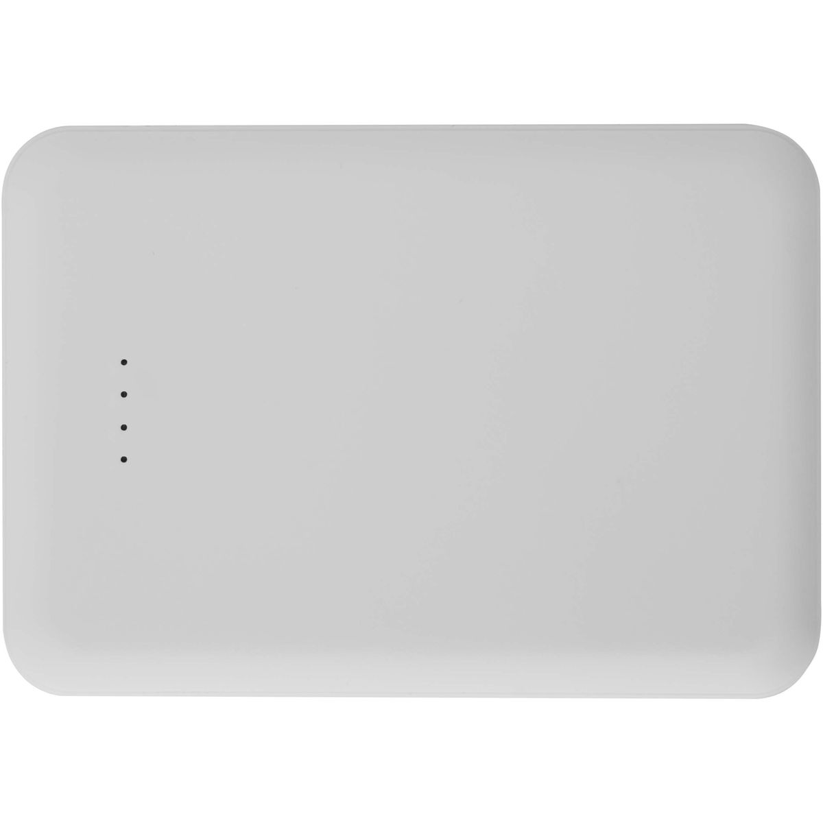 Power bank sottili da 5000 mAh in plastica parzialmente riciclata