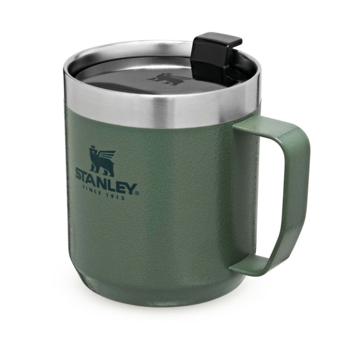 Tazze da campeggio Stanley 1913 in acciaio inox da 350 ml con coperchio per bere