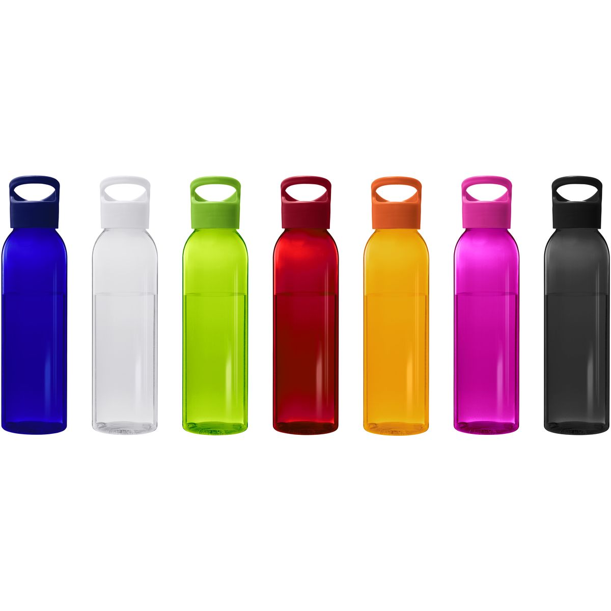 Borracce trasparenti in Tritan da 650 ml con maniglia