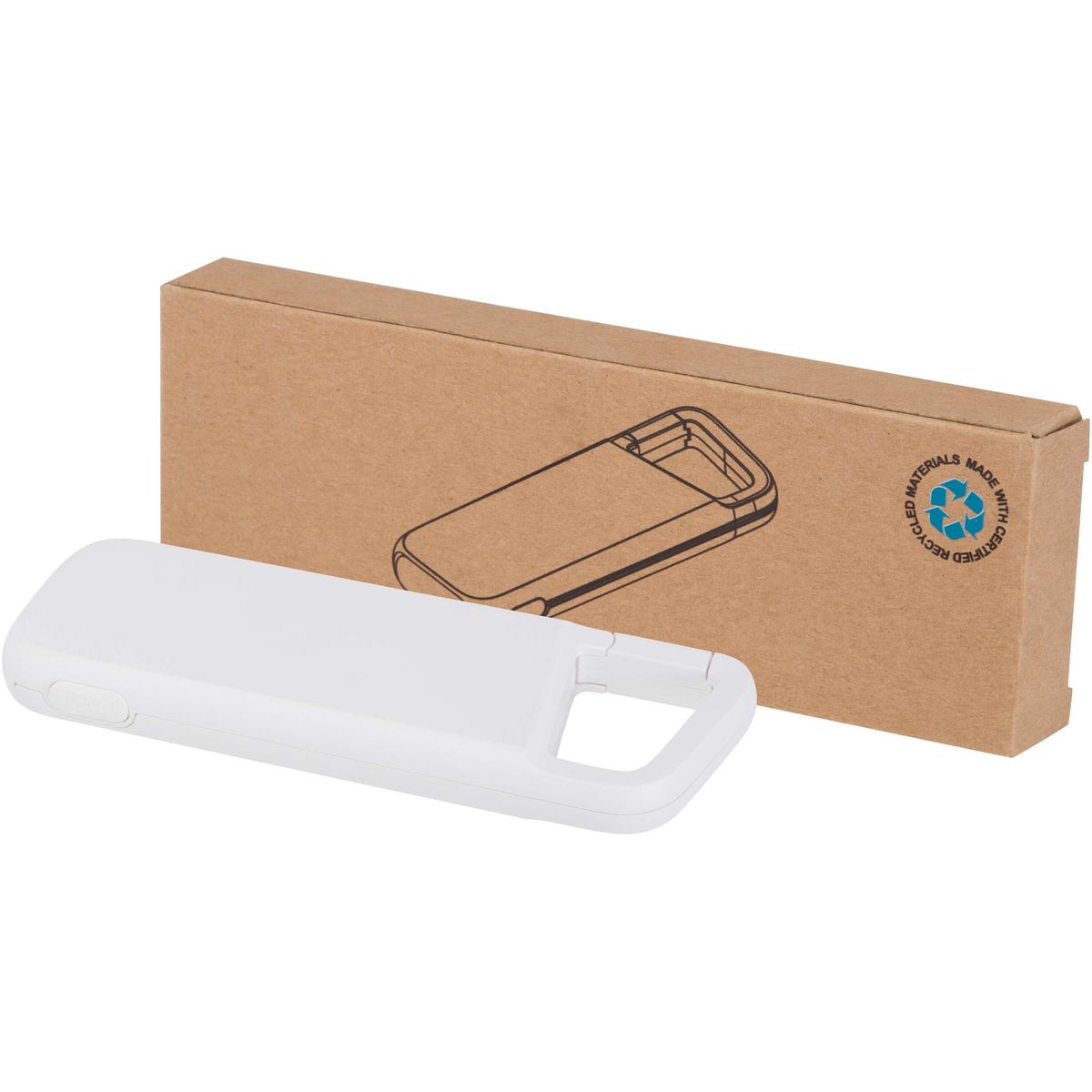 Power bank resistenti all'acqua da 5000 mAh con moschettone