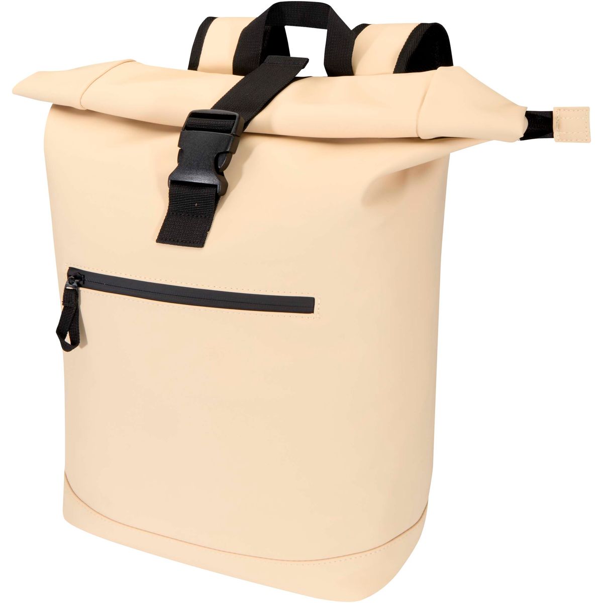 Zaini roll-top resistenti all'acqua in similpelle riciclata, 18 litri