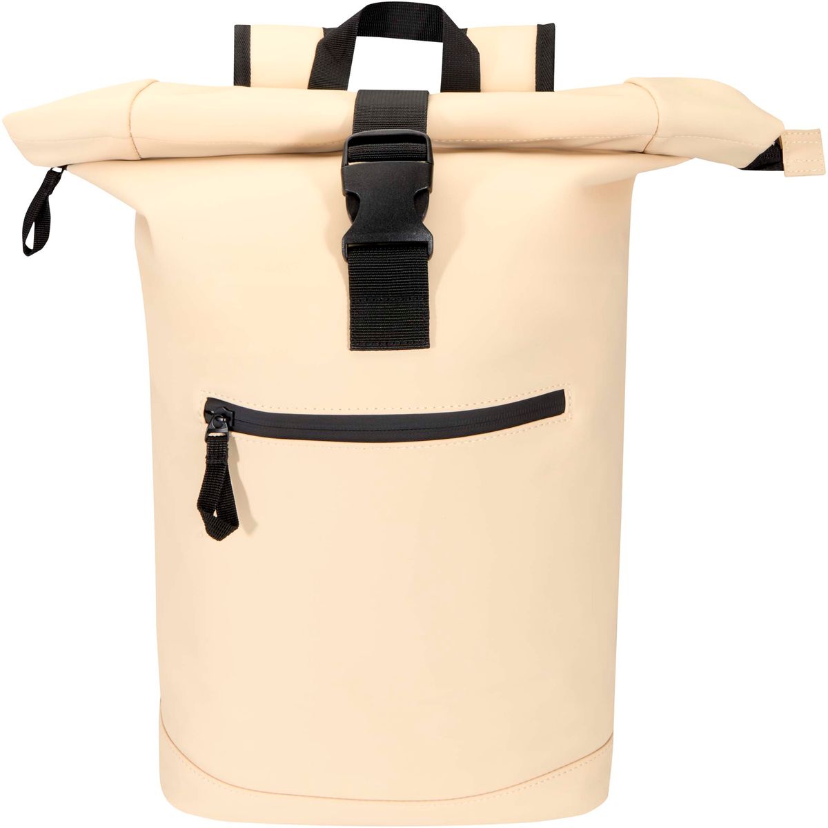 Zaini roll-top resistenti all'acqua in similpelle riciclata, 18 litri