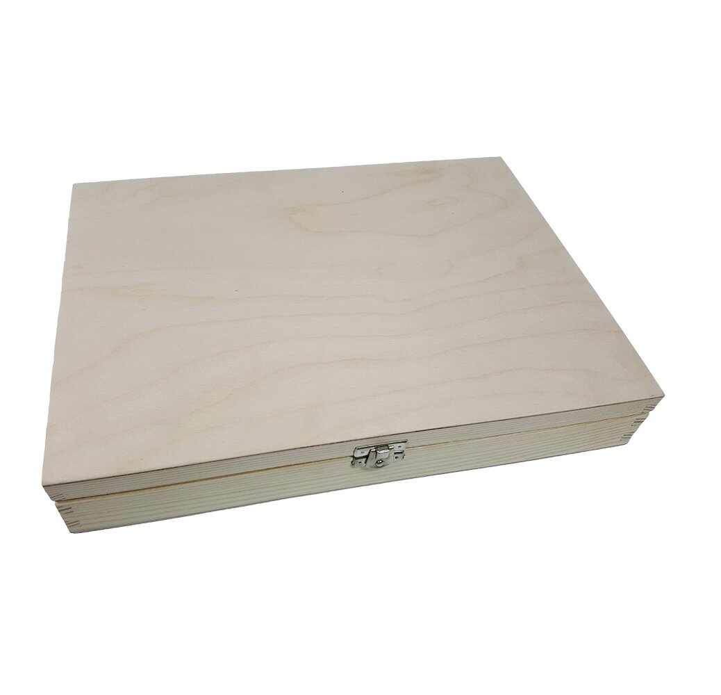Scatole di legno FSC con coperchio A4, A5, A6 naturale non verniciato -  Shingyo